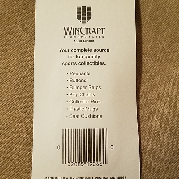 Vintage NWT Redskins Super Bowl XXVI keychain - Picture 3 of 3